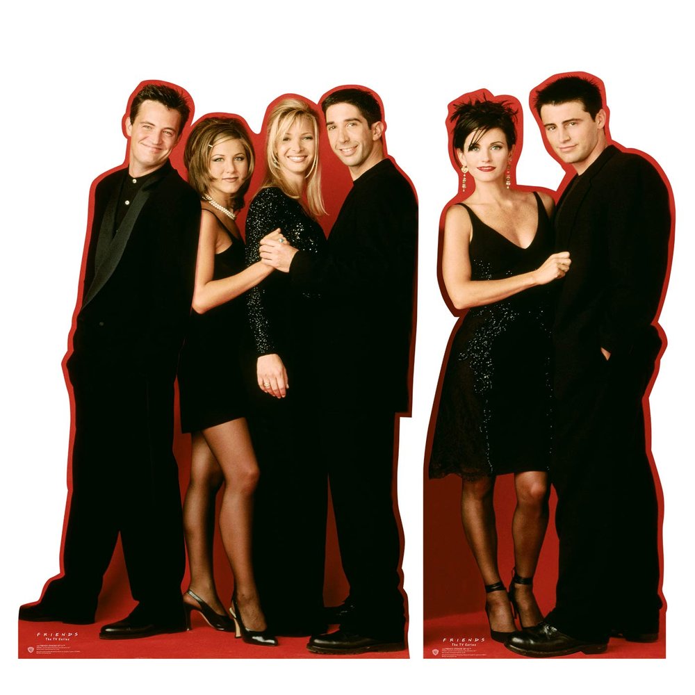 Cardboard People Friends Life Size Cardboard Cutout Standup - Friends TV Sitcom