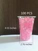 Liying shop Acrylic Ice Rock, 1 Inch Acrylic Faux Ice Cubes Crystals Treasure Gems for Table Scatters, Vase Fillers, Fish Tank, Party Decoration, Arts & Crafts (Pink) view 3