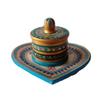 India Meets India Marble Meenakari Supari Daan with Heart Shape Tray Set Handicraft by Awarded Indian Artisan view 1