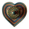 India Meets India Marble Meenakari Supari Daan with Heart Shape Tray Set Handicraft by Awarded Indian Artisan view 4
