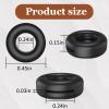 SMARTTOP 14 Pairs Eyeglass Ear Grips Sleeve Holder-Eyeglasses Ear Hooks -Comfort Anti-Slip glasses ear grip-For Kids and Adults Sunglasses, Reading Glasses, Sport Eyewear (Black) view 3