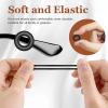 SMARTTOP 14 Pairs Eyeglass Ear Grips Sleeve Holder-Eyeglasses Ear Hooks -Comfort Anti-Slip glasses ear grip-For Kids and Adults Sunglasses, Reading Glasses, Sport Eyewear (Black) view 4