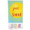 GiftsForYouNow Girls Just Want to Have Sun Personalized Beach Towel, Personalized Girls Beach Towel, Custom Girls Beach Towel, Summer Gift view 1