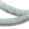 Meri Meri Silver Iridescent Tinsel Fringe Garland (Pack of 1) view 1