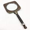Antique Brass Henry Hughes & Sons Magnifying Glass Leather Case Table Decor Magnifier Office Decor view 4