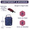 VASCHY Lunch Boxes Bag for Boys, Reusable Lunch Box Containers for Boys and Girls with Detachable Shoulder Strap, Insulated Lunch Coolers for School Cute Astronaut view 2