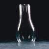Clear Glass Lamp Chimney, Replacement Hurricane Globe Measures 2 5/8 Inch Diameter Base x 12 Inches High for Oil or Kerosene Lanterns view 1
