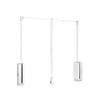 Emuca Hanging, Pull Down Wardrobe Rail Lift, Adjustable Width 600-830mm, White Colour, Steel and Plastic, view 1
