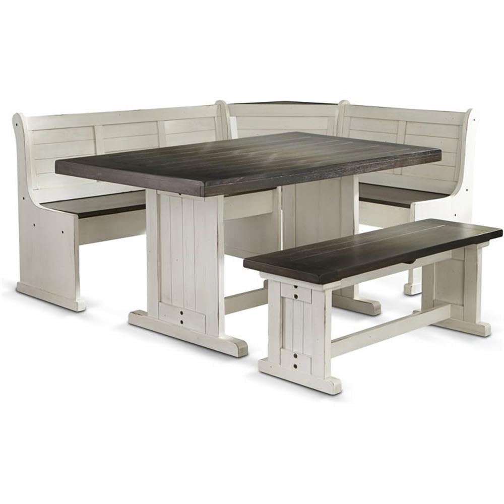 Sunny Designs Solid Wood Breakfast Nook Set (European Cottage)