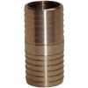 Yellow Brass Insert Coupling, Barbed Ends, 1-1/4-In. view 1