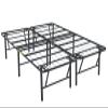 Amazon Basics Bed Frame with Storage, Foldable Metal Platform, Sturdy Steel, No Box Spring Needed, 18 inches High, Tool-Free Setup, Full Size, Black view 1