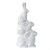 A&B Home Rabbit Statue, White view 1