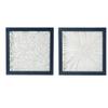 A&B Home Decor, Set of 2 Wall Accents, Ivoy, Indego view 1