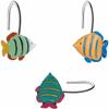 CandyGrid Fish Shower Curtain Hooks Rings for Under The Sea Bathroom Decor, Beach Shower Curtain Hooks, Nautical Shower Curtain Hooks, Decorative Shower Curtain Hooks for Bathroom - Set of 12 view 2