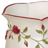 Touch of Class Vining Rose Wastebasket Pearl view 4