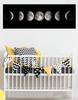 Stickerbrand Moons Phases in the night sky Glossy Photo Print (Poster of Moon Phases) 13in H X 40in W. #P1021s view 2