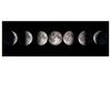 Stickerbrand Moons Phases in the night sky Glossy Photo Print (Poster of Moon Phases) 13in H X 40in W. #P1021s view 3