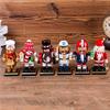 ZAMTAC 4PC/Set American Handmade Nutcracker Fat Soldier Puppet Ornaments Exquisite Creative Children's Room Decoration Birthday Gift view 2