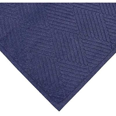 Carpeted Entrance Mat, Marine Blue, 3x5ft