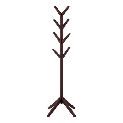Lavish Home Freestanding Coat Rack - Durable 8-Arm Tree Stand for Coats, Jackets, Scarves, Hats and Purses - Great for Entryways (Espresso Brown)