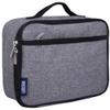 Wildkin Kids Insulated Lunch Box Durable and Reusable for School & Travel - Grey Tweed view 1