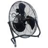 Remington High Velocity Floor Fan, 3 Speed Portable Cooling Unit - Heavy Duty Metal Airflow for Large Shops, Garages, and Warehouses, 20 Inch, Black view 1