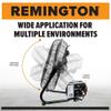 Remington High Velocity Floor Fan, 3 Speed Portable Cooling Unit - Heavy Duty Metal Airflow for Large Shops, Garages, and Warehouses, 20 Inch, Black view 4