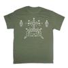 Chat Noir Baron Samedi Voodoo Veve Shirt - Occult Skull Gothic Death Pentagram Witchcraft (X-Large) view 1