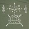 Chat Noir Baron Samedi Voodoo Veve Shirt - Occult Skull Gothic Death Pentagram Witchcraft (X-Large) view 2