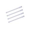 4 Pack Spring Tension Curtain Rod, 23.6-43.3 Inches Tension Rods Cupboard Bars Adjustable Spring Steel Tensions Rod Shower Rod Closet Rod view 1
