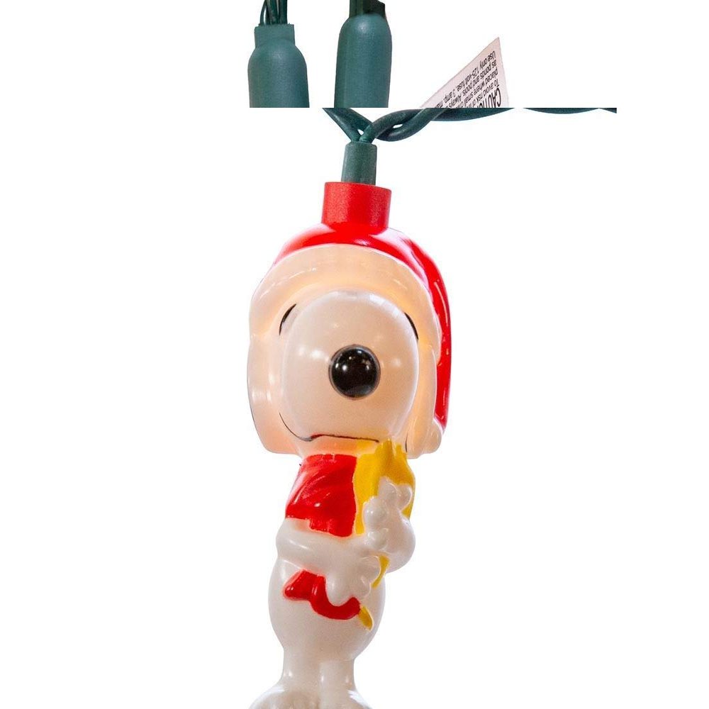 Kurt S. Adler 10-Light LED Snoopy and Woodstock Light Set