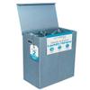 BIRDROCK HOME Laundry Hamper with Lid | Removable Bags for Sorting Clothes | Sectioned Laundry Basket for Bedroom & Bathroom | Collapsible Storage Bin with Cover | Double, Light Blue view 1