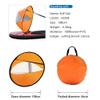 BESPORTBLE Foldable Kayak Sail Scout Downwind Wind Paddle Popup Canoe Kayak Sail Orange 108cmx108cm view 4