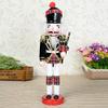ZAMTAC New 4pcs 1Set 30Cm High Christmas Holiday Nutcracker Musician Soldier Vintage German Wooden Table Walnut Toy Zakka Dolls view 2