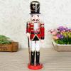 ZAMTAC New 4pcs 1Set 30Cm High Christmas Holiday Nutcracker Musician Soldier Vintage German Wooden Table Walnut Toy Zakka Dolls view 3
