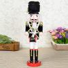 ZAMTAC New 4pcs 1Set 30Cm High Christmas Holiday Nutcracker Musician Soldier Vintage German Wooden Table Walnut Toy Zakka Dolls view 4