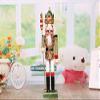 ZAMTAC New 3pcs 1Set 30Cm High Christmas Holiday Nutcracker Hat Style Vintage German Wooden Table Walnut Toy Zakka Dolls view 3