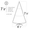 Martha Stewart Flocked Natural Pre-Lit Artificial Christmas Tree view 2