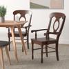 Sunset Trading Andrews Arm Chair, Set of 2, Distressed Chestnut view 2
