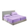 Hearth & Harbor Split King Size Sheets - 5 Piece Bed Sheet Set, Hotel Luxury Double Brushed Bed Sheets - Extra Soft Bedding Sheets & Pillowcases, Split King, Lavender view 2