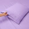 Hearth & Harbor Split King Size Sheets - 5 Piece Bed Sheet Set, Hotel Luxury Double Brushed Bed Sheets - Extra Soft Bedding Sheets & Pillowcases, Split King, Lavender view 3