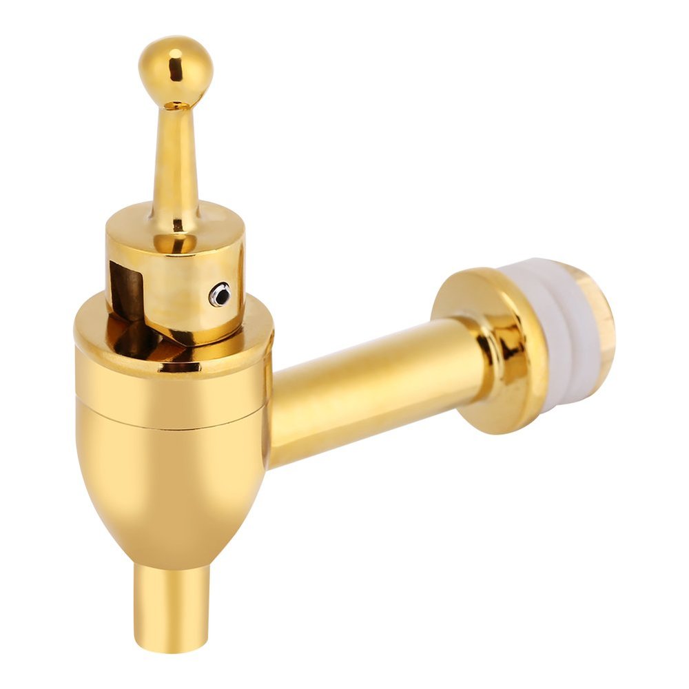Fdit Copper Faucet Tap for Wine Beer Beverage Drink Dispenser Replacement Spigot for Home Accessories(2#)