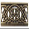 GENUINE TEXAS BRAND Set of 24 Classic Celtic Knot Drawer Handles in Antique Brass view 1