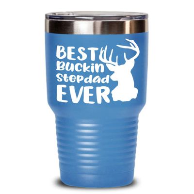 Best Bucking Stepdad Travel Mug for Father's Day Mugs for Step Dad Coffee Cup for Stepfather