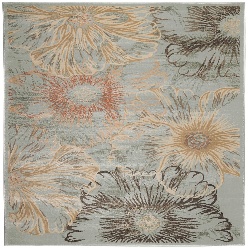 Dcor Direct Area Rug, 3'3" x 4'11", Blue