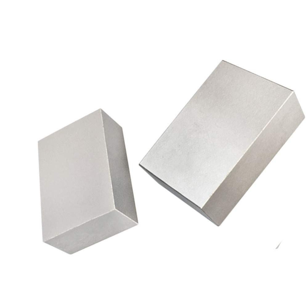 MH GLOBAL 1 x 2 x 3 Inch Blocks No Holes Matched Pair Hardened Steel Plain (1"x2"x3") 123 Set Precision Machinist Milling