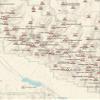 Lost River Range (Idaho) Climbers' Map 18x24 Poster (Tan) view 2