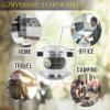 Vietnamese Coffee Maker Filter Set | French Press Style Coffee Filters | Pour Over Coffee Dripper | Portable Coffee Makers | Reusable Coffee Press (Large 15oz) (1) view 2