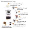 Vietnamese Coffee Maker Filter Set | French Press Style Coffee Filters | Pour Over Coffee Dripper | Portable Coffee Makers | Reusable Coffee Press (Large 15oz) (1) view 4
