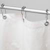 ORGANIC FABRIC SHOWER CURTAIN LINER - Standard Stall Size - A Stylish Quality Bathroom Drape - Earth Friendly, Non-Toxic + Odor-Free Cotton Liner - Light-Weight White Shower Curtain - 36x74 WOC view 1